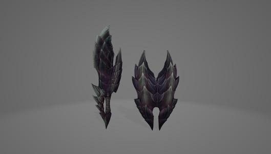 MONSTER HUNTER WORLD ALATREON SWORD AND SHIELD