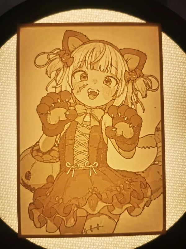Halloween Gura [Lithophane]
