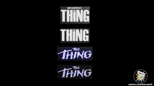 The Thing (1982) Logos