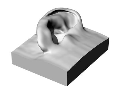 3D Human Ear Model  Headphone Design Tool