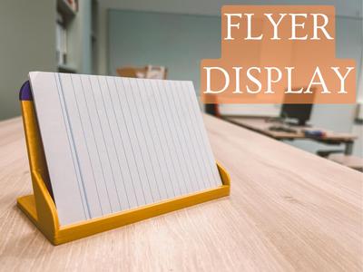 Flyer Stand Display Rack Brochure holder (DIN A6)