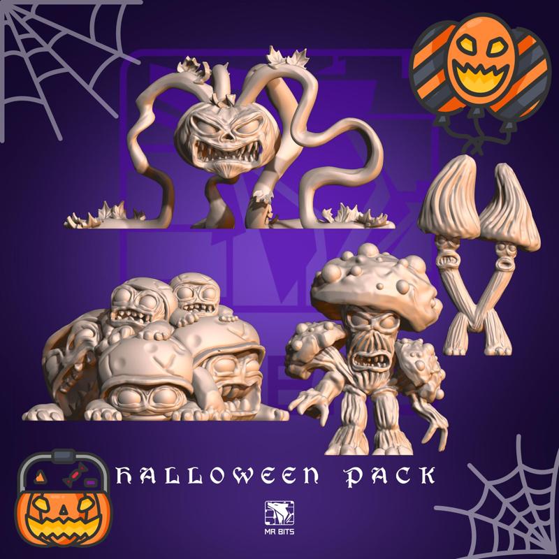 Halloween Pack - pumpkin and myconids