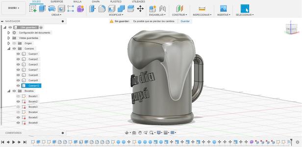 estatuilla y alcancía feliz día papá