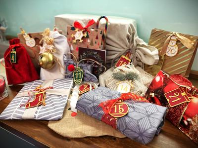 Cute Labels for Advent Calender - Christmas 