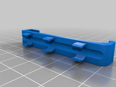 Replicator 2 side filament guide clip