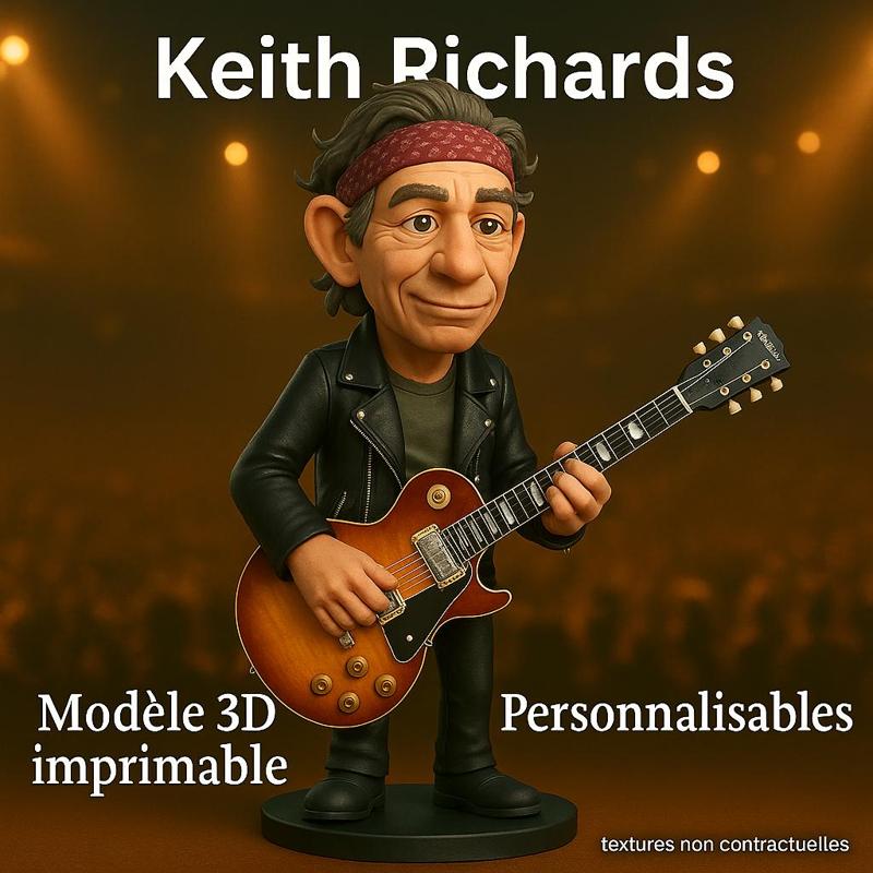 Keith Richards -Figurine (Toon)