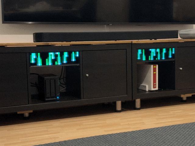 8 x 32 LED Matrix Awtrix Home Assistant