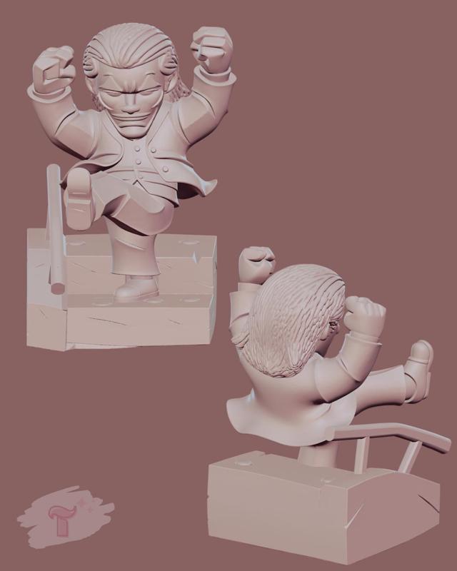 Figure Joker stairs
