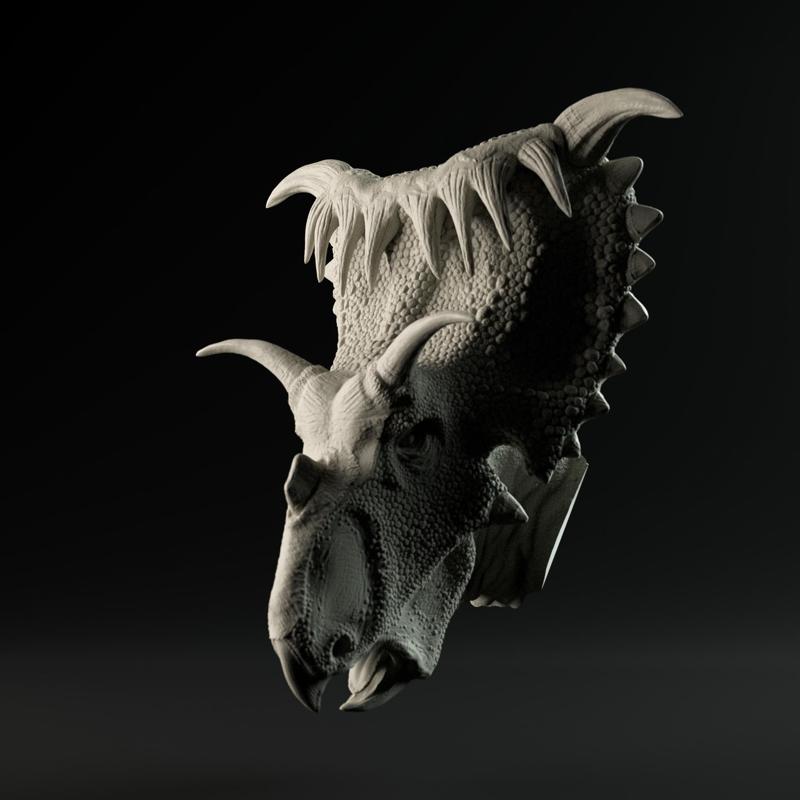 Kosmoceratops mount/head