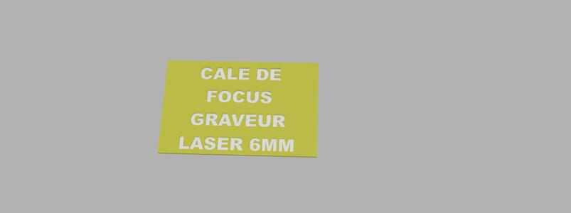 focus shim laser engraver 6mm