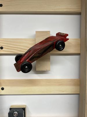 Pinewood Derby Wall Mount Hanger