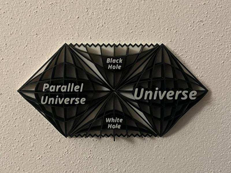 3-Dimensional Penrose Spacetime Diagram
