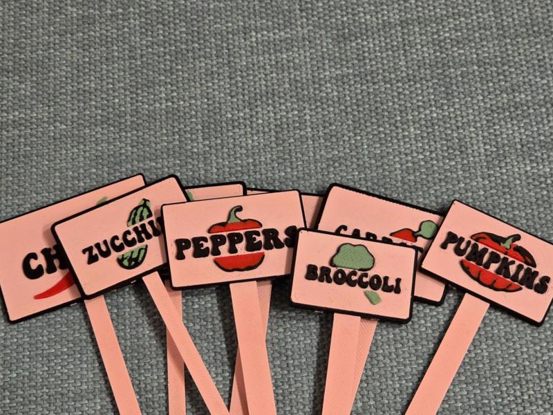 Beetroot Vegetable Garden Labels Signs art