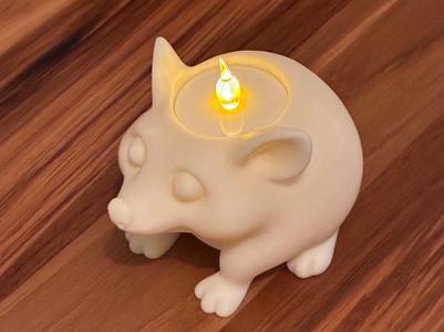 Possum Led Tea Light  Lamp -  Nightlight