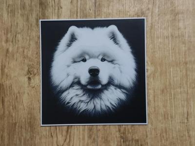 Samoyed dog - hueforge