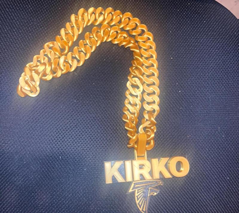 KIRKO CHAINZ Atlanta Falcons Kirk Cousins Chain
