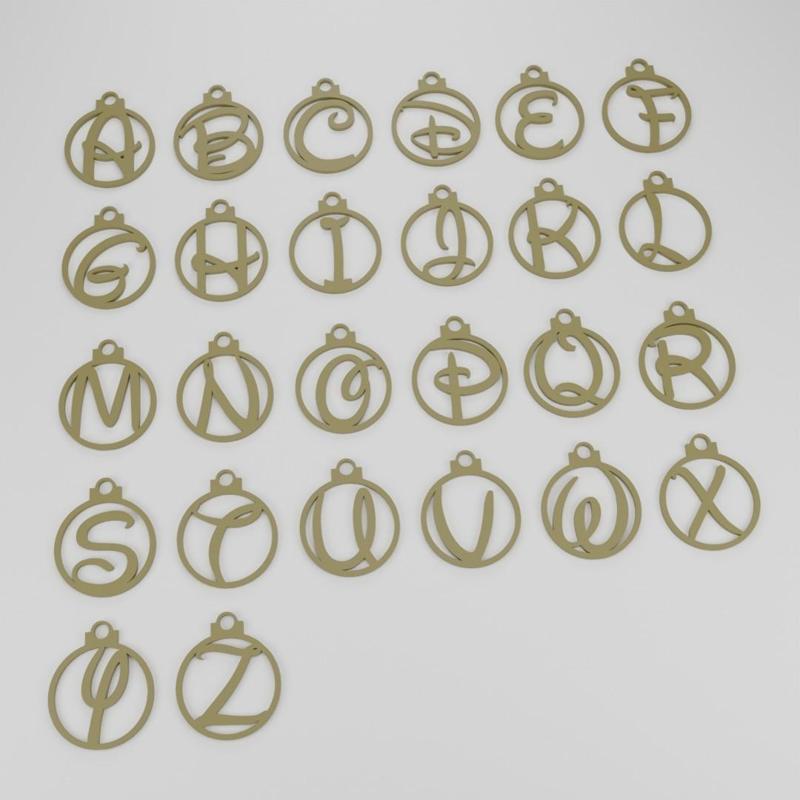 Disney Alphabet Spheres