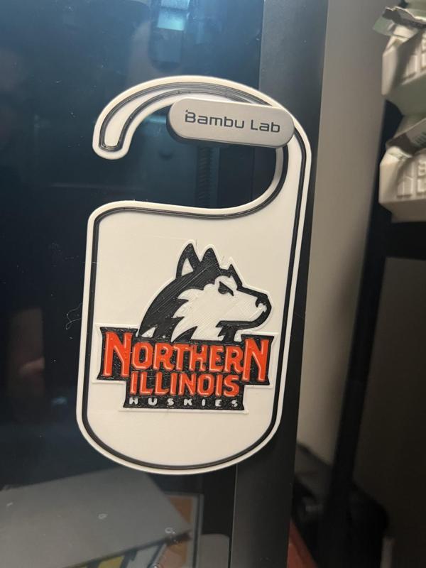 Northern Illinois University Door Hanger 
