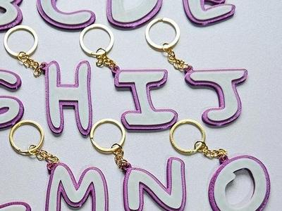 Letter i keychain
