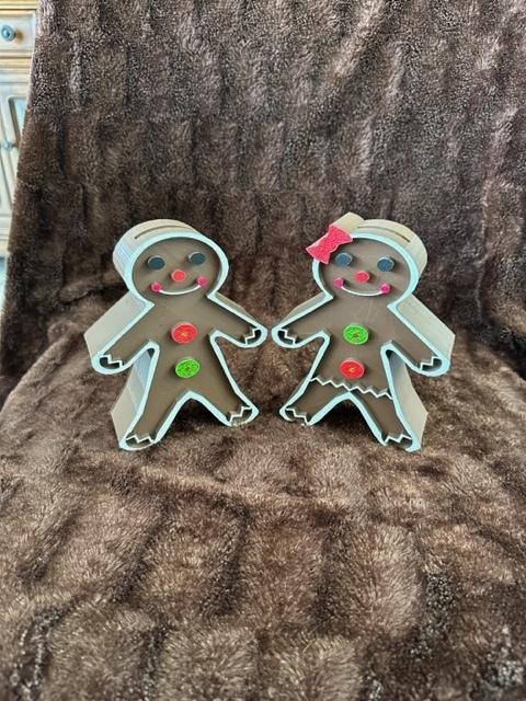 Gingerbread Boy and Girl Banks