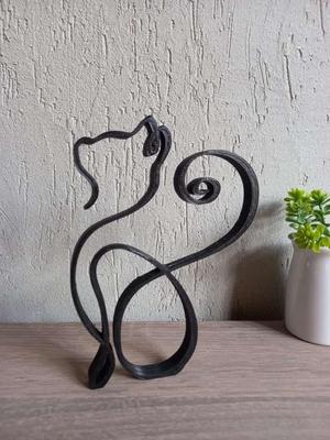 Gato firulete doodle - Sculpture