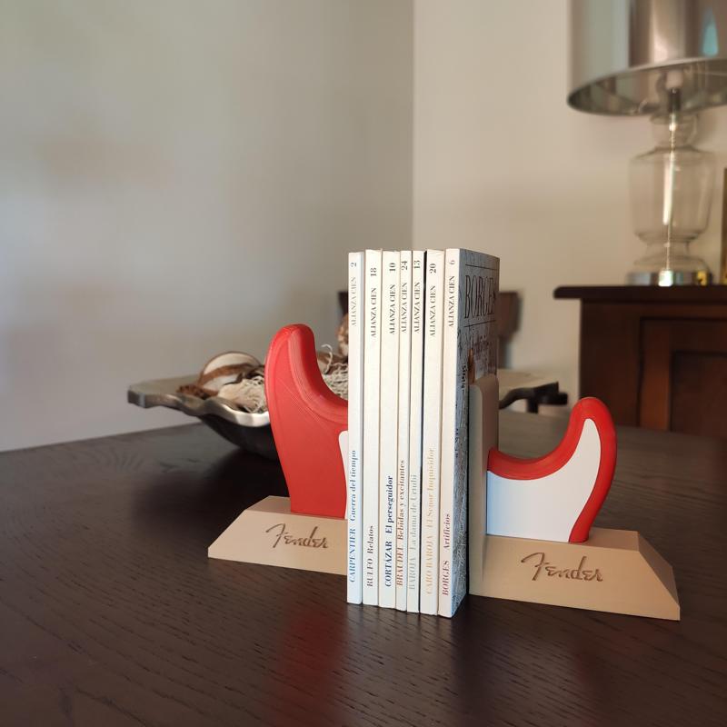 📚 Fender Stratocaster Bookends 📚 Fender Stratocaster Bookends 📚