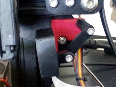 Pi Cam Case and Mount at Right of Ender3 X-Gantry