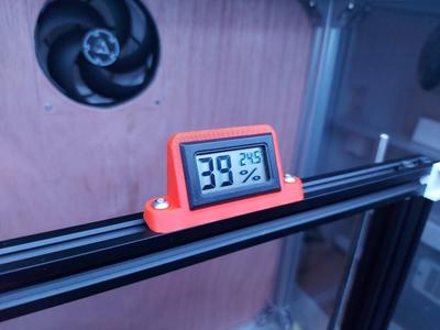 Hygrometer/Thermometer Mount for Ender3 / 2020 / 3030 Profile
