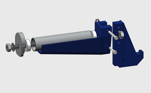 Rostock Max V2 Spool Holder for ColorFabb Economy Spool