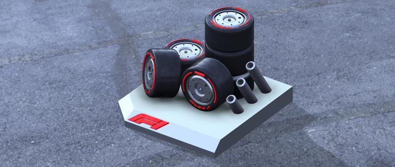 Pirelli P Zero F1 Tires Pen holder