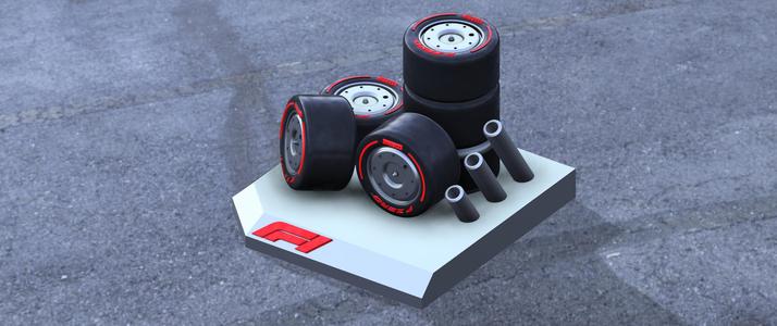 Pirelli P Zero F1 Tires Pen holder