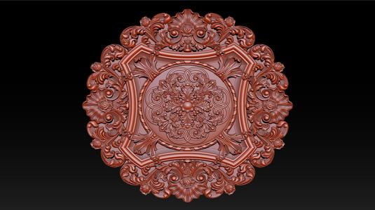 Decorative Ceiling Center - for CNC router