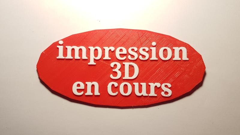 3D printing in progress in 3D