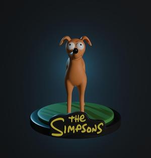 SANTA'S LITTLE HELPER - THE SIMPSONS