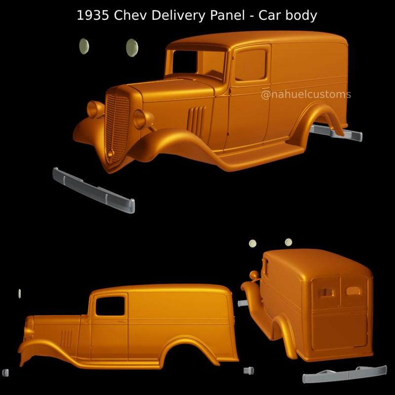 1935 Chev Delivery Panel - Car body