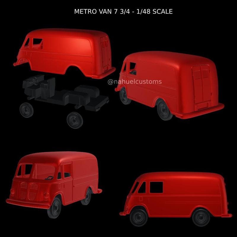 METRO VAN 7 3/4 - 1/48 SCALE