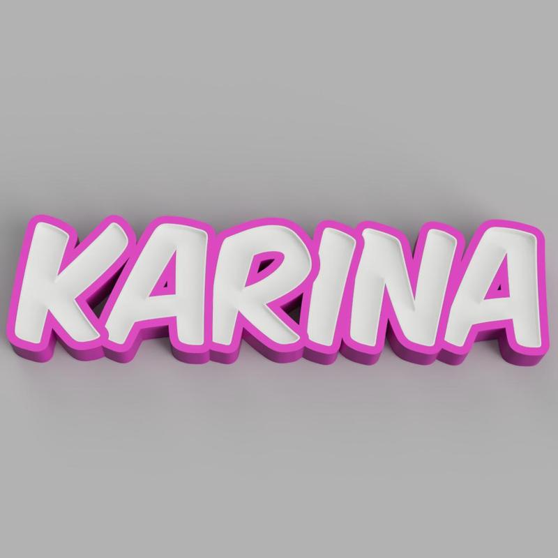 NAMELED KARINA - LED LAMP WITH NAME