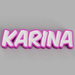 NAMELED KARINA - LED LAMP WITH NAME