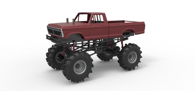Diecast Redneck Rave Mud truck Scale 1:25