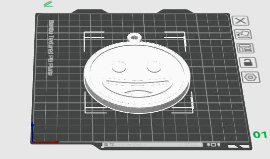 Christmas ball smiley