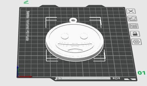 Christmas ball smiley