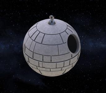 Death Star Birdhouse