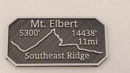 Mavericks Trail badge Mt. Elbert hiking South East Ridge
