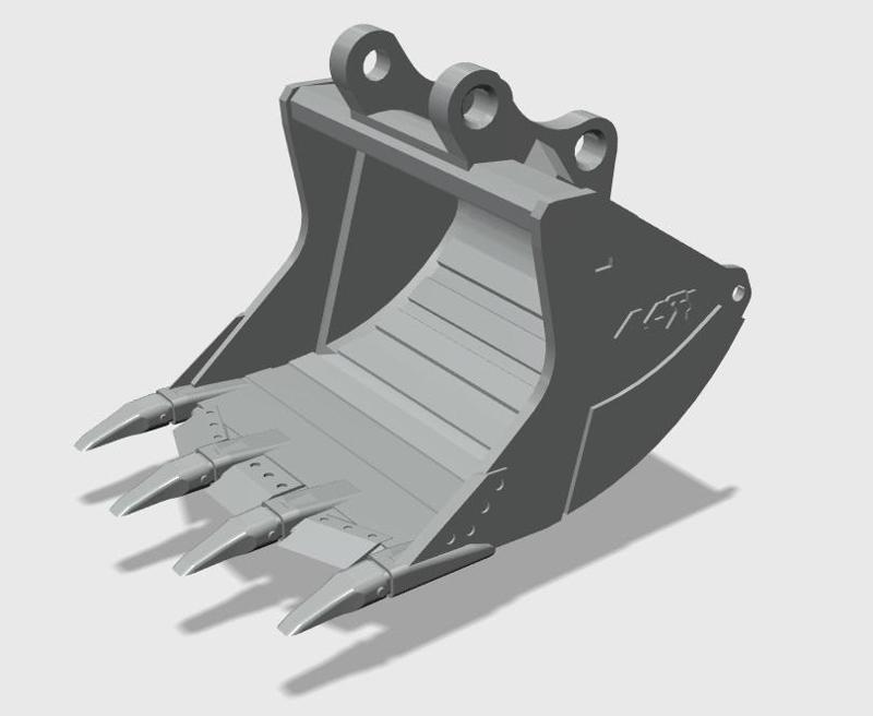 DoubleE EC160 Excavator - Rock Bucket