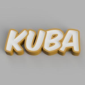 NAMELED KUBA - LED LAMP WITH NAME