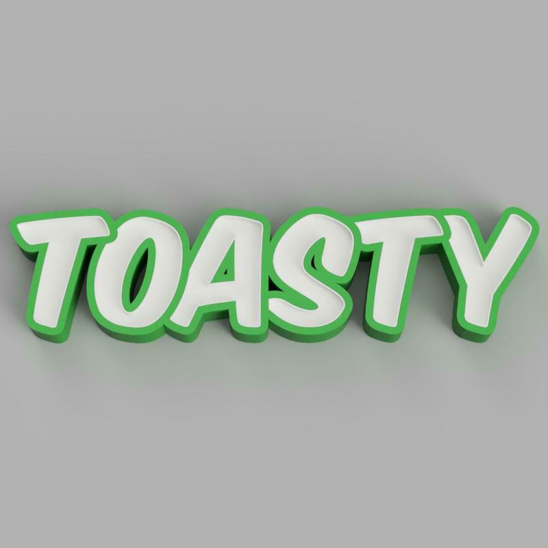 NAMELED TOASTY - LED LAMP WITH NAME