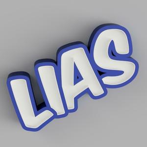 NAMELED LIAS - LED LAMP WITH NAME