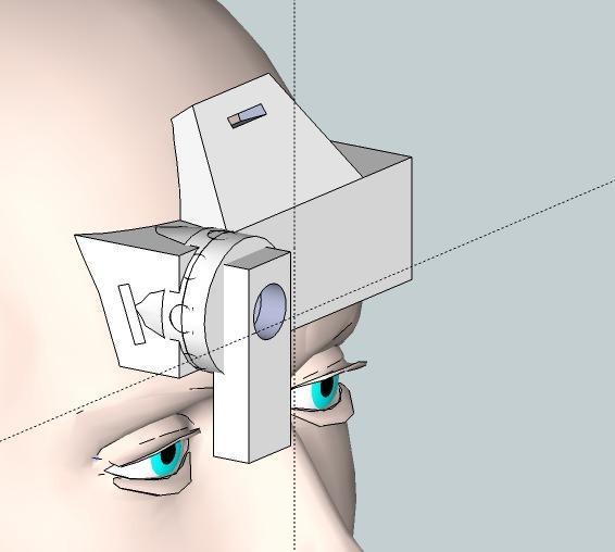 HUD head mount.