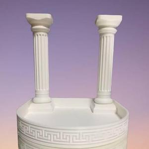 Greek Column-Inspired Coaster Tray