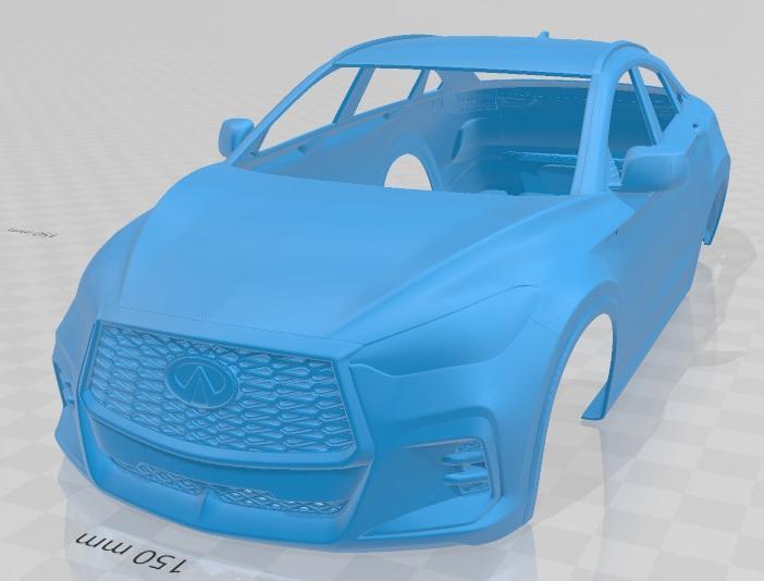 Infiniti QX55 2022 Printable Body Car